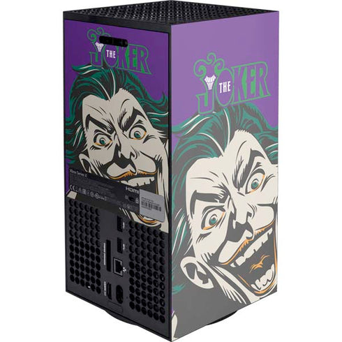 DC Comics The Joker The Classic Art XBox Series X Digital Edition Console Skin